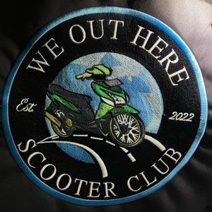 Twelve inch Scooter Club Patch